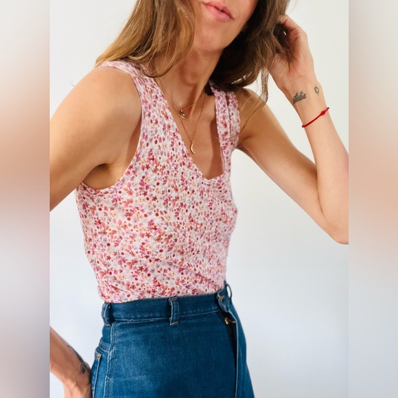 Woven Linen Tank - Picture 3 of 4